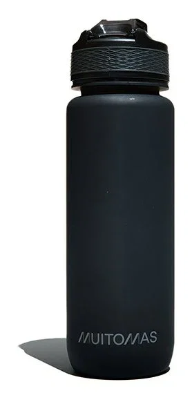 Muitomas Botella de Agua Deportiva 750 ml Negro Muitomas Botella de Agua Deportiva 750 ml Negro