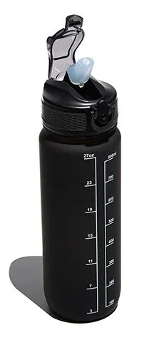Muitomas Botella de Agua Deportiva 750 ml Negro Muitomas Botella de Agua Deportiva 750 ml Negro