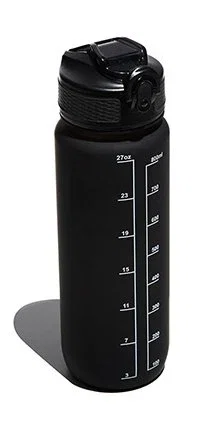 Muitomas Botella de Agua Deportiva 750 ml Negro Muitomas Botella de Agua Deportiva 750 ml Negro