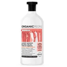 ORGANIC PEOPLE Detergente Telas Mango-Papaya 1Lt Eco Biodegradable Fórmula Natural
