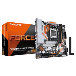 Gigabyte B850M FORCE WF6E Placa Base, Chipset AMD B850, DDR5, Wi-Fi 6E, Socket AM5 para AMD Ryzen Serie 9000