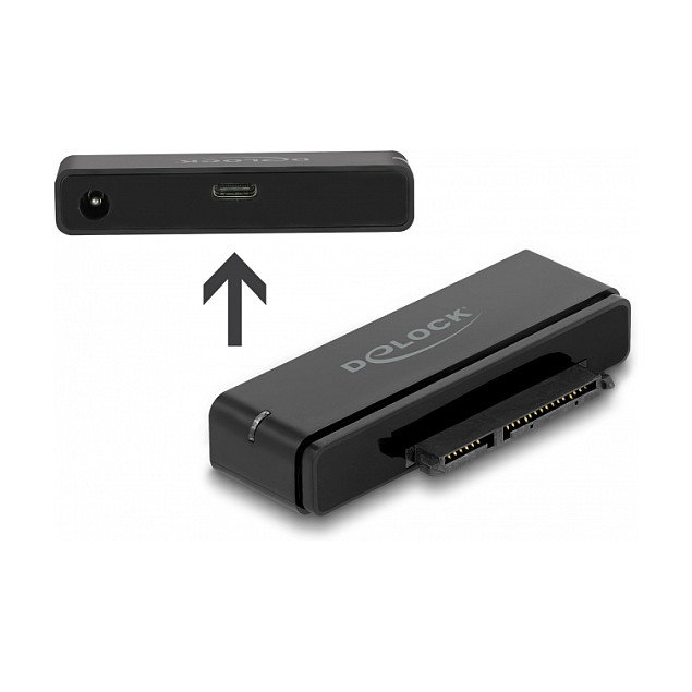 DeLOCK Convertidor USB Type-C 3.2 Gen 2 a SATA Negro DeLOCK Convertidor USB Type-C 3.2 Gen 2 a SATA Negro
