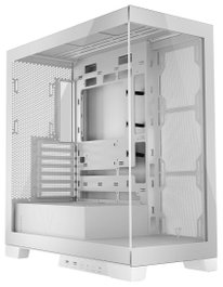 Modecom Volcano Space blanca Midi Tower ATX con ventana USB-C