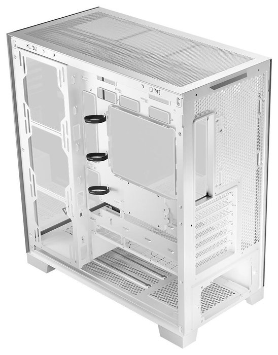 Modecom Volcano Space blanca Midi Tower ATX con ventana USB-C