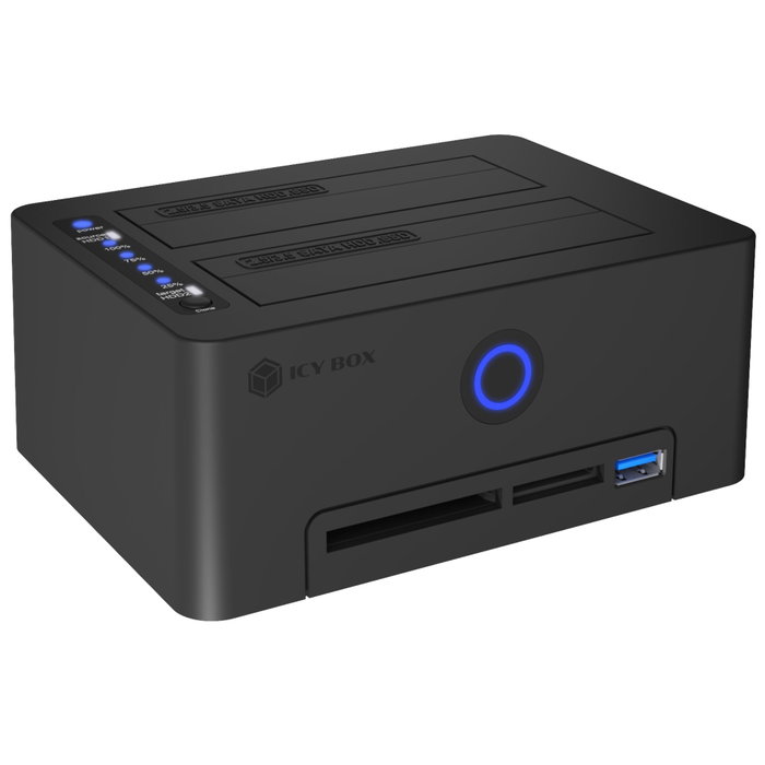 ICY BOX IB-1233CL-CR Docking Station para SATA 2.5/3.5 con USB 3.2 Gen 1 y clonación ICY BOX IB-1233CL-CR Docking Station para SATA 2.5/3.5 con USB 3.2 Gen 1 y clonación