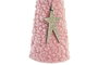 DKD Home Decor Figura Navidad Fantasia Beige Gris Rosa Dorado Metal Lana 5.5 x 25 x 5.5 cm (6 Unidades)