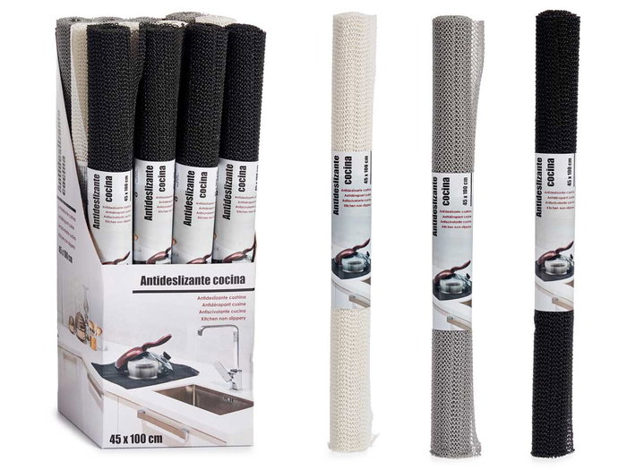 Kinvara Antideslizante Surtido Col Blanco, Gris y Negro 45x100cm Kinvara Antideslizante Surtido Col Blanco, Gris y Negro 45x100cm