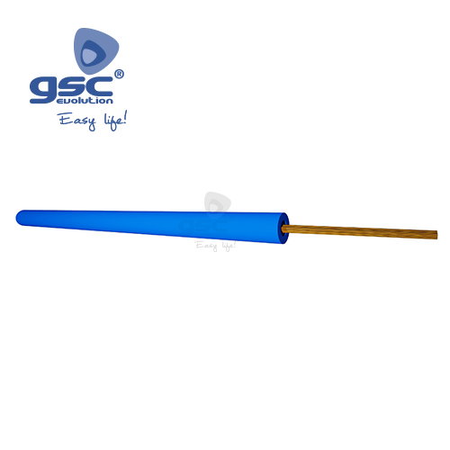 RCT Rollo 100M Cable Flexible 1x1.5mm Azul