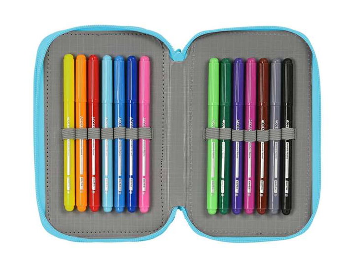 Portatodo BlackFit8 Cool Multicolor 12,5 x 19,5 x 5,5 cm 37 Piezas Portatodo BlackFit8 Cool Multicolor 12,5 x 19,5 x 5,5 cm 37 Piezas