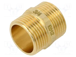 GEBO Niple Macho-Macho Hexagonal G 3/4 Pougadas