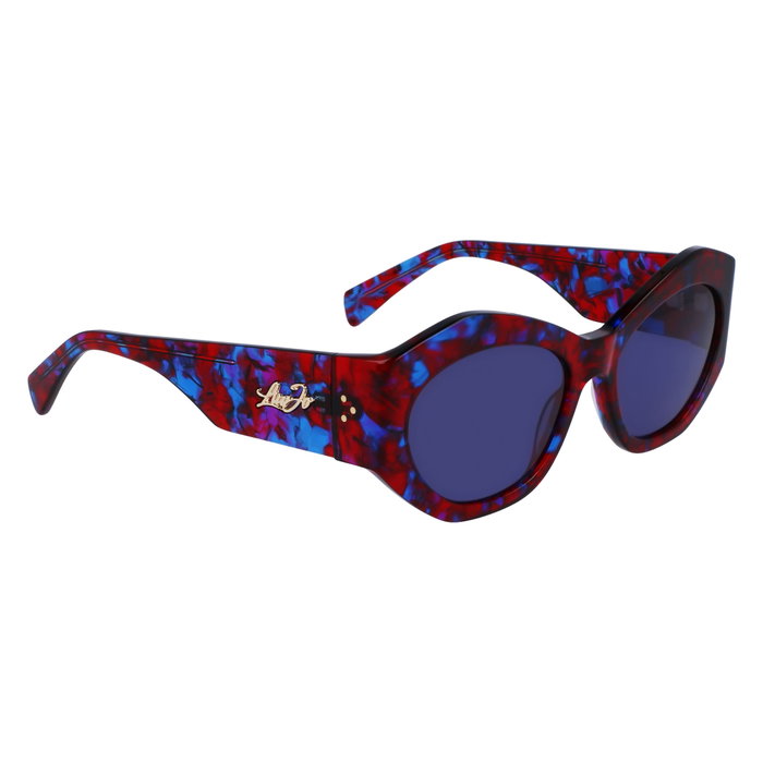 Liu Jo LJ786S-665 Gafas de sol con cristal morado y detalles rojos Liu Jo LJ786S-665 Gafas de sol con cristal morado y detalles rojos
