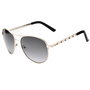 Guess GF0408-6132B Gafas de sol doradas con cristal gris