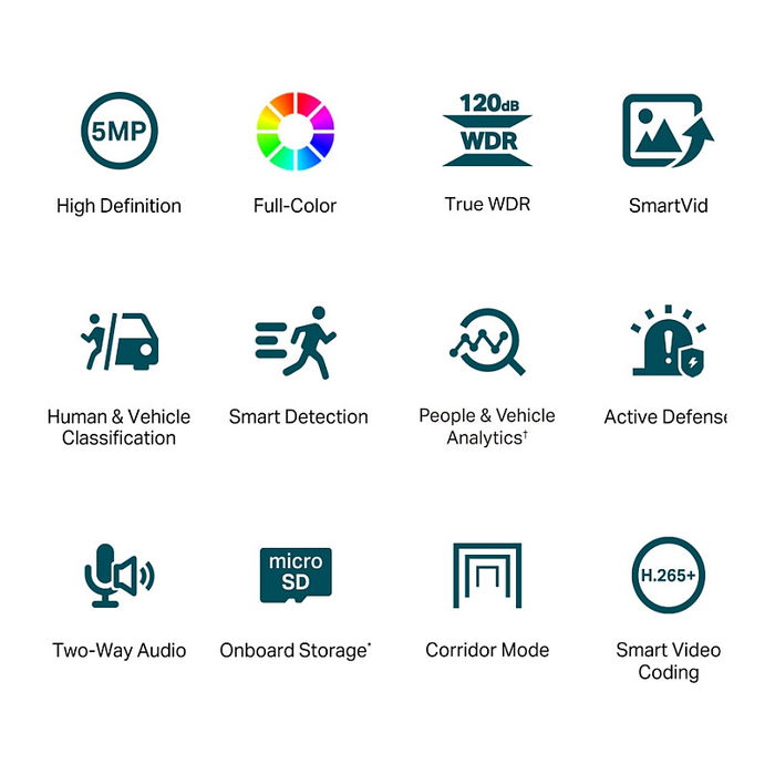 TP-LINK VIGI C450 Cámara de Vigilancia Exterior con Lente 4mm, Blanco, 4MP, IP67, Detección Inteligente TP-LINK VIGI C450 Cámara de Vigilancia Exterior con Lente 4mm, Blanco, 4MP, IP67, Detección Inteligente