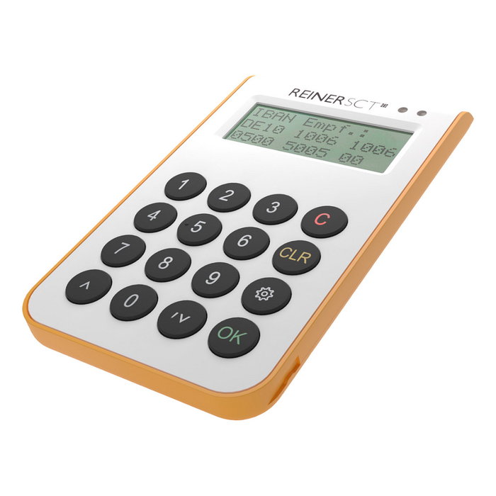 REINER SCT cyberJack® one - Lector de tarjetas inteligentes con pantalla LCD y teclado integrado para PIN, compatible con Android, iOS, Windows, macOS, Linux REINER SCT cyberJack® one - Lector de tarjetas inteligentes con pantalla LCD y teclado integrado para PIN, compatible con Android, iOS, Windows, macOS, Linux