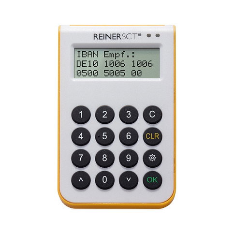 REINER SCT cyberJack® one smart card reader Blanco, Amarillo