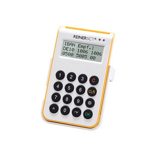REINER SCT cyberJack® one smart card reader Blanco, Amarillo