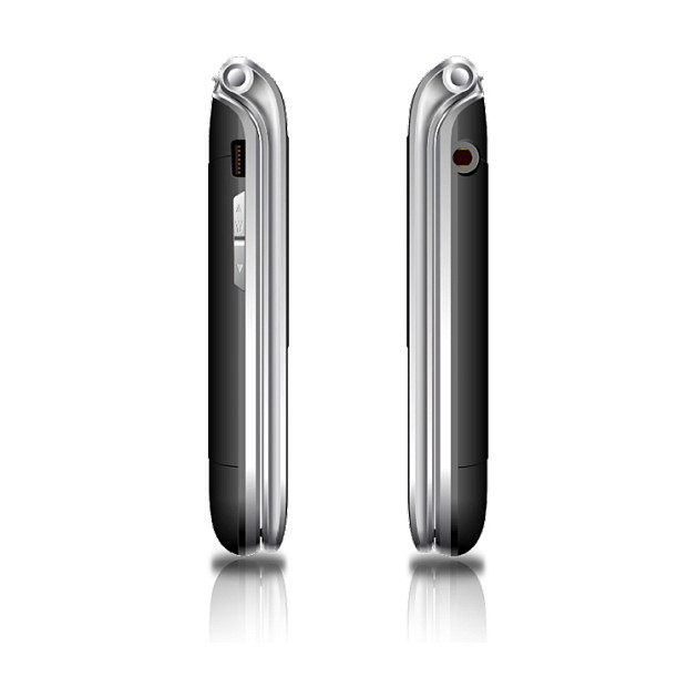 Beafon SL495 LTE Teléfono Básico con Concha, Pantalla de 2.4", Cámara 1.3 MP, 4G, Negro y Plata - 1050 mAh