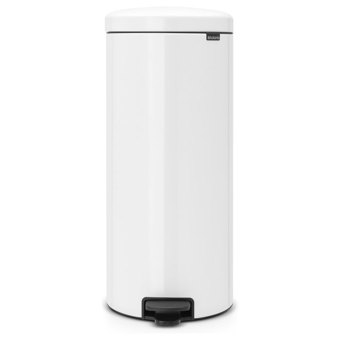 Brabantia Basura de Pedal Newicon 30 Litros Blanco, Cubo con Tapa a Pedal y Sistema de Cierre Suave, Capacidad 30 L, 30 cm de Diámetro, Ideal para Cocina Brabantia Basura de Pedal Newicon 30 Litros Blanco, Cubo con Tapa a Pedal y Sistema de Cierre Suave, Capacidad 30 L, 30 cm de Diámetro, Ideal para Cocina
