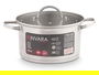 Kinvara Cacerola Inducción Tapa Cristal 22 cm Acero Inoxidable Plata 3.8 L (Set de 6)