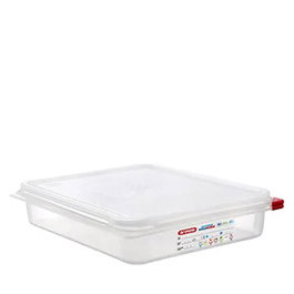 Araven Cubeta Hermética C/T GN 1/2 065 - Cubeta de Polipropileno de 4 litros, 325 x 265 x 65 mm