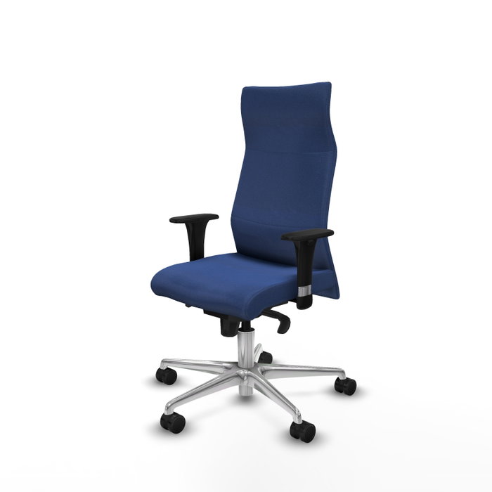PIQUERAS Y CRESPO Sillón Albacete con Mecanismo Sincro, Tela Azul Marino PIQUERAS Y CRESPO Sillón Albacete con Mecanismo Sincro, Tela Azul Marino