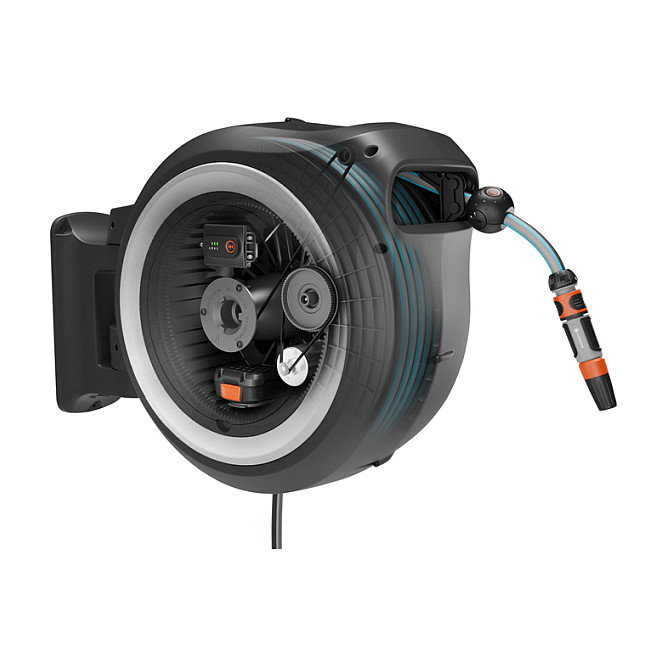 GARDENA Battery Wall Hose Box PowerRoll XL 18V Set 35 m GARDENA Battery Wall Hose Box PowerRoll XL 18V Set 35 m