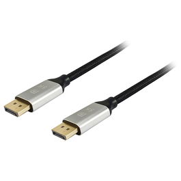 EQUIP Cable DisplayPort 1.4 Premium 119266, 10 m, Macho a Macho, 8K/60Hz, HDR, Negro