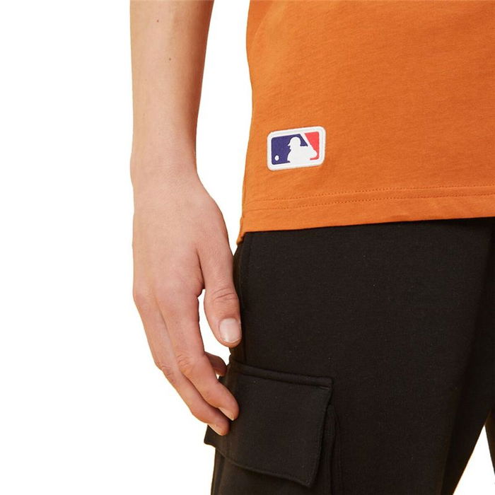 Camiseta de Manga Corta Hombre New Era 12893145 Marrón (S)