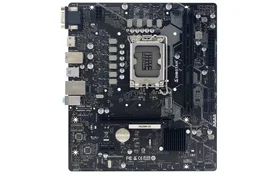 Biostar H610MH D5 Placa Base Intel H610 LGA 1700 micro ATX con Soporte DDR5 para Intel Core 12ª/13ª/14ª Gen, Celeron y Pentium