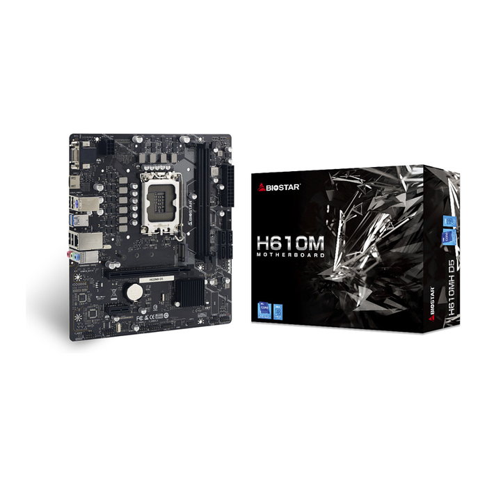 Biostar H610MH D5 Micro ATX DDR5 LGA1700