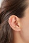Heliophilia Silver Pendientes ELKAB92219R de Plata de Ley 925 Baño Oro Rosa, Hipoalergénicos, Elegantes, Perfectos para Regalo