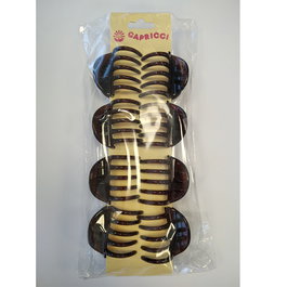 Brusi Pinza Oval Grande Concha 8 Unidades