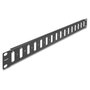 DeLOCK Panel de 19″ para adaptador con conexión de tornillo 16 puertos negro
