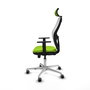 PIQUERAS Y CRESPO Silla de oficina Jorquera Sincro/Traslack Pistacho y Blanco