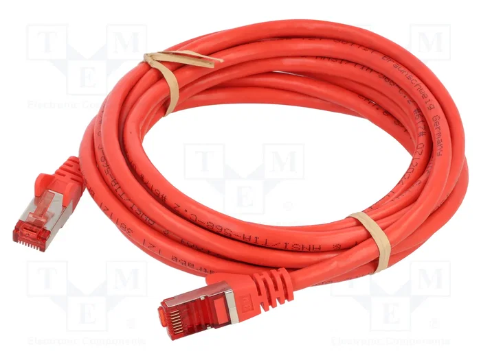 GOOBAY Patch cord Cat 6 S/FTP 3m Rojo RJ45