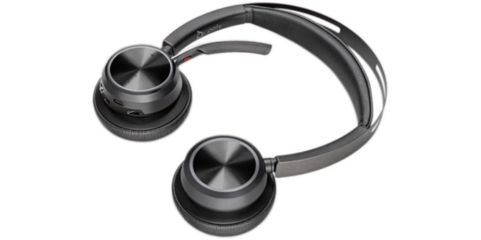 HP Poly Voyager Focus 2 USB-C Negro con Base de Carga y Adaptador USB-C/A HP Poly Voyager Focus 2 USB-C Negro con Base de Carga y Adaptador USB-C/A