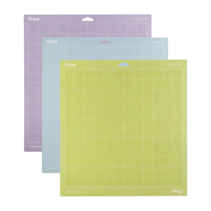 Cricut Pack de 3 Alfombras Variedad Multicolor para Corte, 304.8 mm x 304.8 mm (12 x 12 pulgadas)