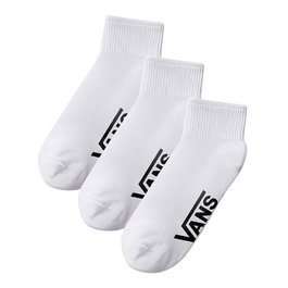 Calcetines Deportivos Vans Classic Quarter Crew Blanco 3 Piezas 11