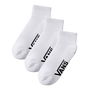 Calcetines Deportivos Vans Classic Quarter Crew Blanco 3 Piezas 11