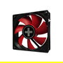 Xilence XPF80.R Ventilador 80x80x25mm 1500 RPM Negro Rojo