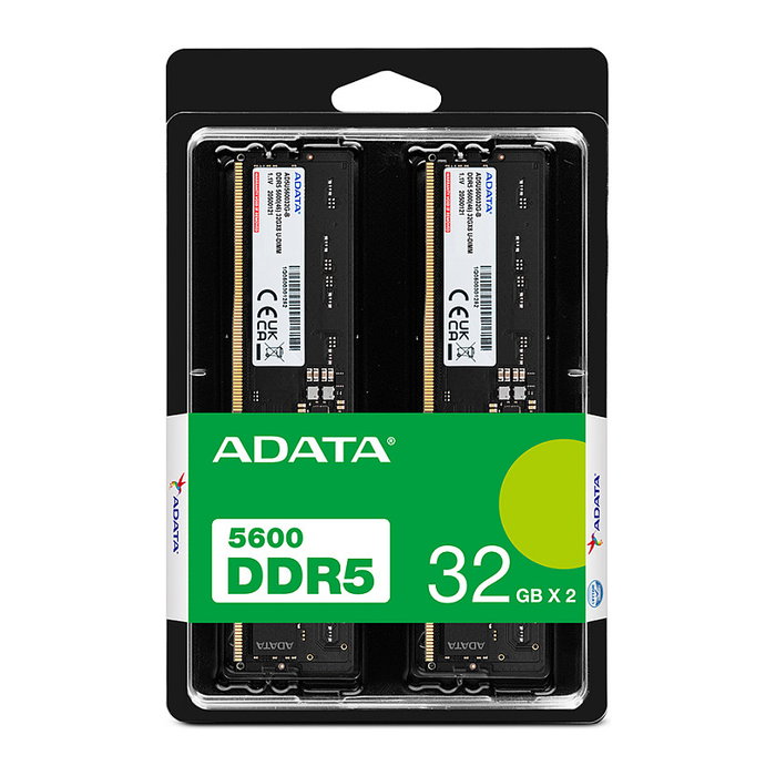ADATA Premier AD5U560032G-DT - Kit de 64 GB (2x32 GB) DDR5 5600 MHz DIMM - AMD EXPO ADATA Premier AD5U560032G-DT - Kit de 64 GB (2x32 GB) DDR5 5600 MHz DIMM - AMD EXPO