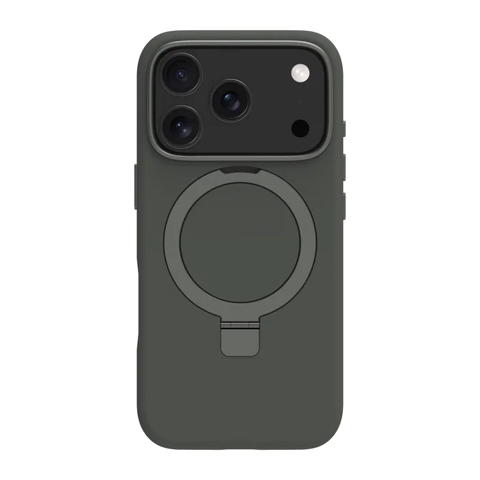 Dbramante1928 Roskilde MS Kick ICON funda para Apple iPhone 17 Pro, Verde, con MagSafe, Soporte y Protección contra caídas