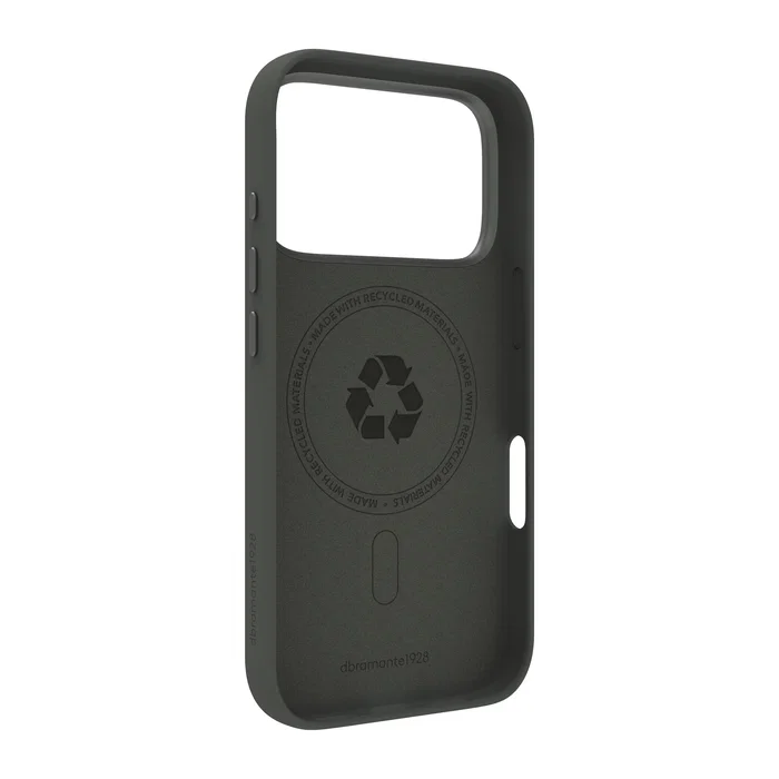 Dbramante1928 Roskilde MS Kick ICON funda para Apple iPhone 17 Pro, Verde, con MagSafe, Soporte y Protección contra caídas