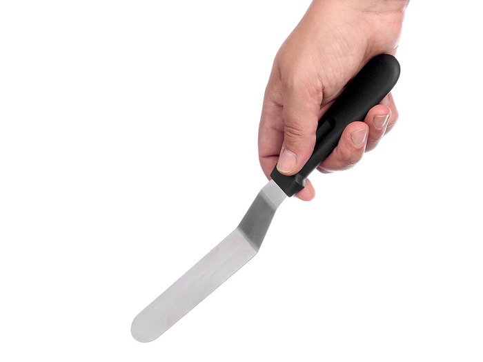 Kinvara Pala Corta Tarta Curva 26.3x1.5x3 cm Plástico y Acero Inoxidable (Set de 24)