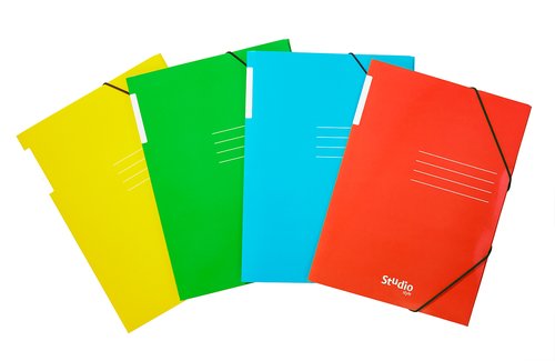 Carpeta De Gomas Y Solapas Pardo Studio Style Carton Forrado Brillo Fº Amarillo (Set de 24) Carpeta De Gomas Y Solapas Pardo Studio Style Carton Forrado Brillo Fº Amarillo (Set de 24)