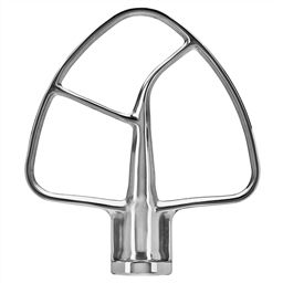 Kitchenaid 5KSM5THFBSS Batidor Plano para Mezclas Densas, Pasteles, Merengues, Galletas y Puré de Patatas