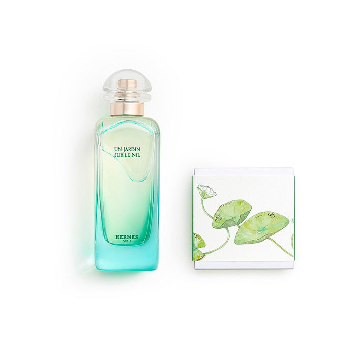 Hermès Un Jardin sur le Nil Estuche Regalo Unisex Eau de Toilette Vaporizador 100 ml + Jabón 50 gr 2 Piezas Hermès Un Jardin sur le Nil Estuche Regalo Unisex Eau de Toilette Vaporizador 100 ml + Jabón 50 gr 2 Piezas