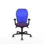 PIQUERAS Y CRESPO Silla de oficina Jorquera, Morado/Azul