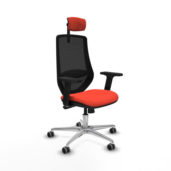PIQUERAS Y CRESPO Silla de oficina Mardos con mecanismo Sincro, Naranja oscuro y Negro PIQUERAS Y CRESPO Silla de oficina Mardos con mecanismo Sincro, Naranja oscuro y Negro