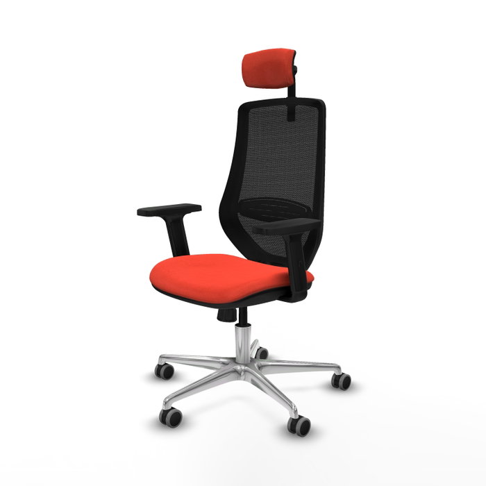 PIQUERAS Y CRESPO Silla de oficina Mardos con mecanismo Sincro, Naranja oscuro y Negro PIQUERAS Y CRESPO Silla de oficina Mardos con mecanismo Sincro, Naranja oscuro y Negro